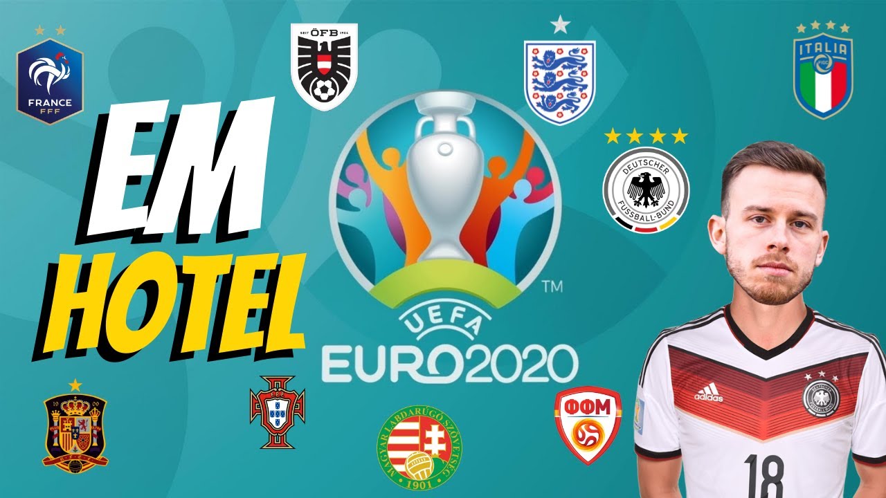 Die EM-Teilnehmer und das EM-Hotel (UEFA Euro 2020/21)