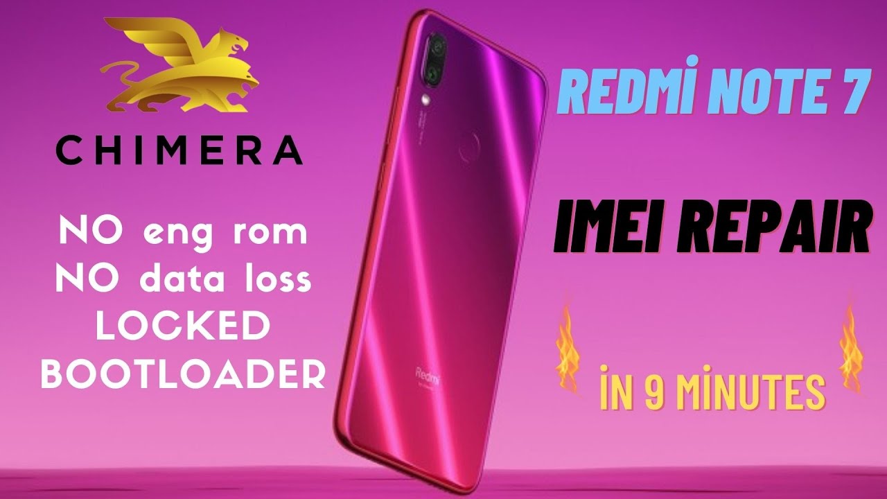 Redmi Note 7 (lavender) IMEI repair | No ENG rom | without data loss