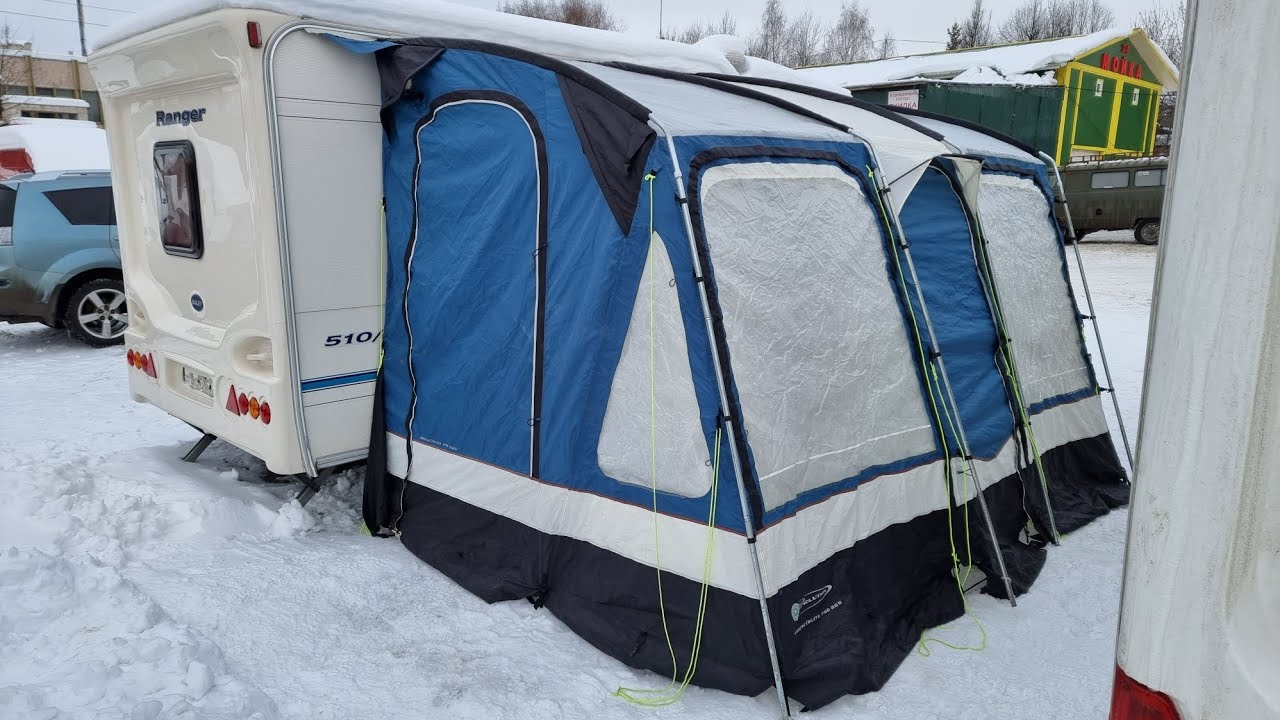 Универсальная Палатка Тент Для Прицеп Дача Караван Трейлер б/у, Outdoor Revolution Pro 325 см.