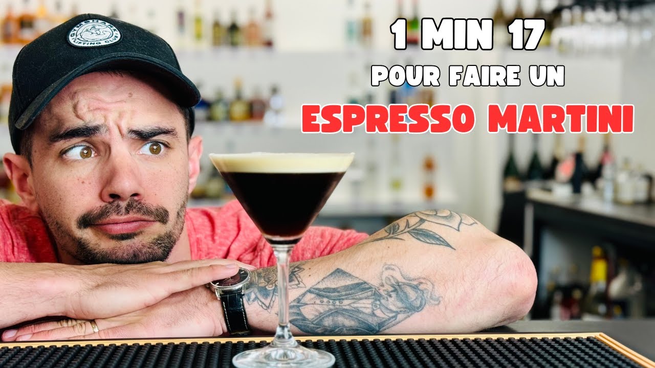 Comment faire un Espresso Martini ? (avec la Technique pour une mousse incroyable !)
