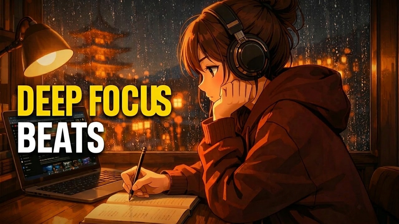 Escape the Overwhelm in Rainy Kyoto 🌧️ | Zen Lofi | Headphones On, World Off