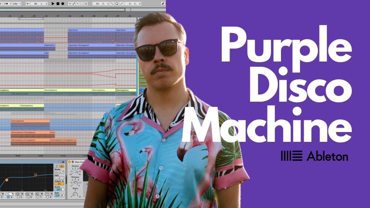 (Disco) Purple Disco Machine 🇩🇪 Ableton Live Tutorial (English Audio)
