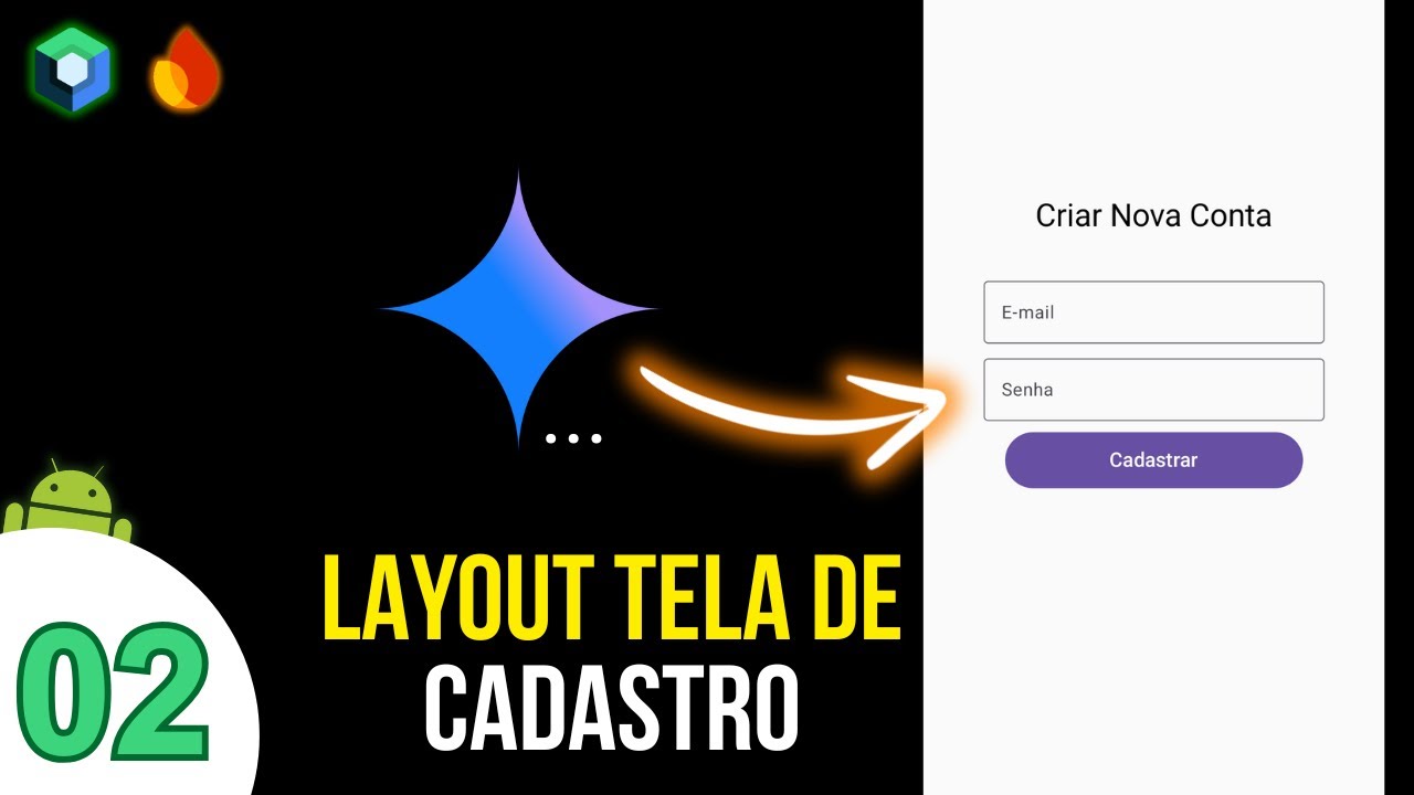 Firebase com Jetpack Compose - Criando o Layout da Tela de Cadastro com IA #02