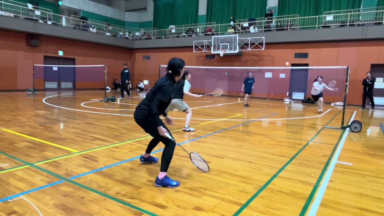 2026.3.8 はるすぽ　式みんとんC 3試合目　女子ダブルス