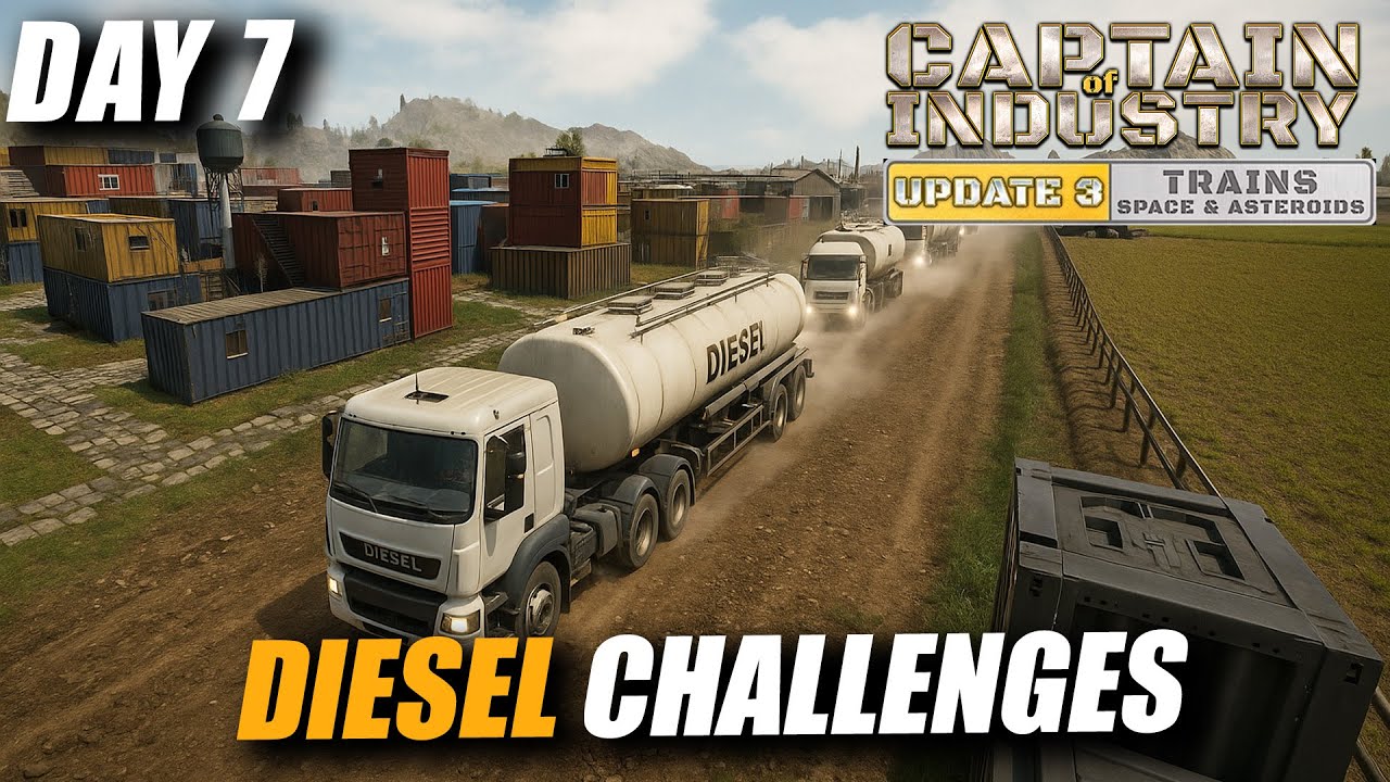 Diesel Rework, Advanced Oil Processing! Captain Of Industry | Update 3 Day 7