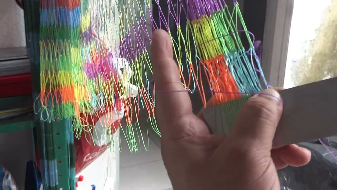 Como hacer 8 clases de nudos para tejer atarrayas de pesca artesanal paso a paso