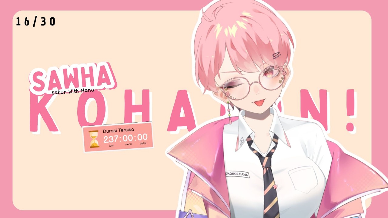 【16/30】Bis , bis apa yang bisa masuk mesjid?【Kokonoe Hana || Vtuber Indonesia】