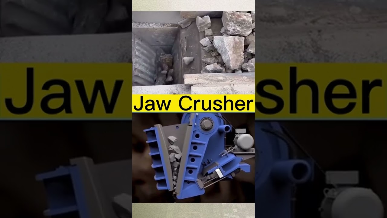 Jaw Crusher Principle #jawcrusher #crusher #constructionequipment