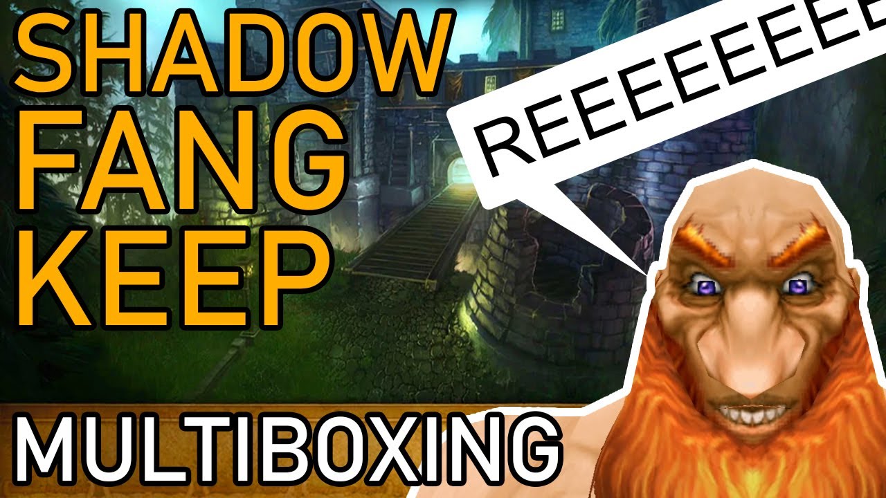 1 Priest 4 Warlocks Shadowfang Keep Manual Multiboxing