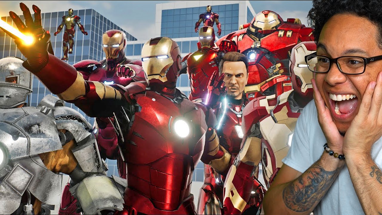 Reacting To The EVOLUTION of IRON MAN (ALL SUITS 2008-2022)