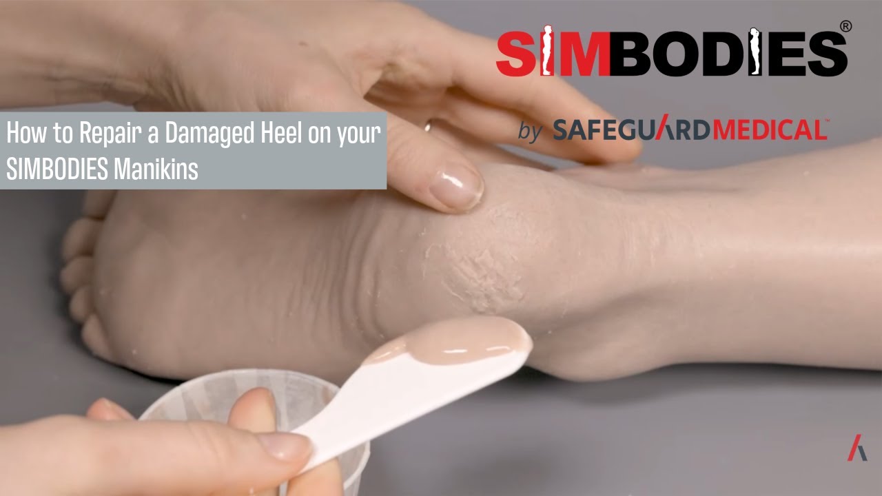 How to Repair a Damage on the Heel on your SIMBODIES Manikin