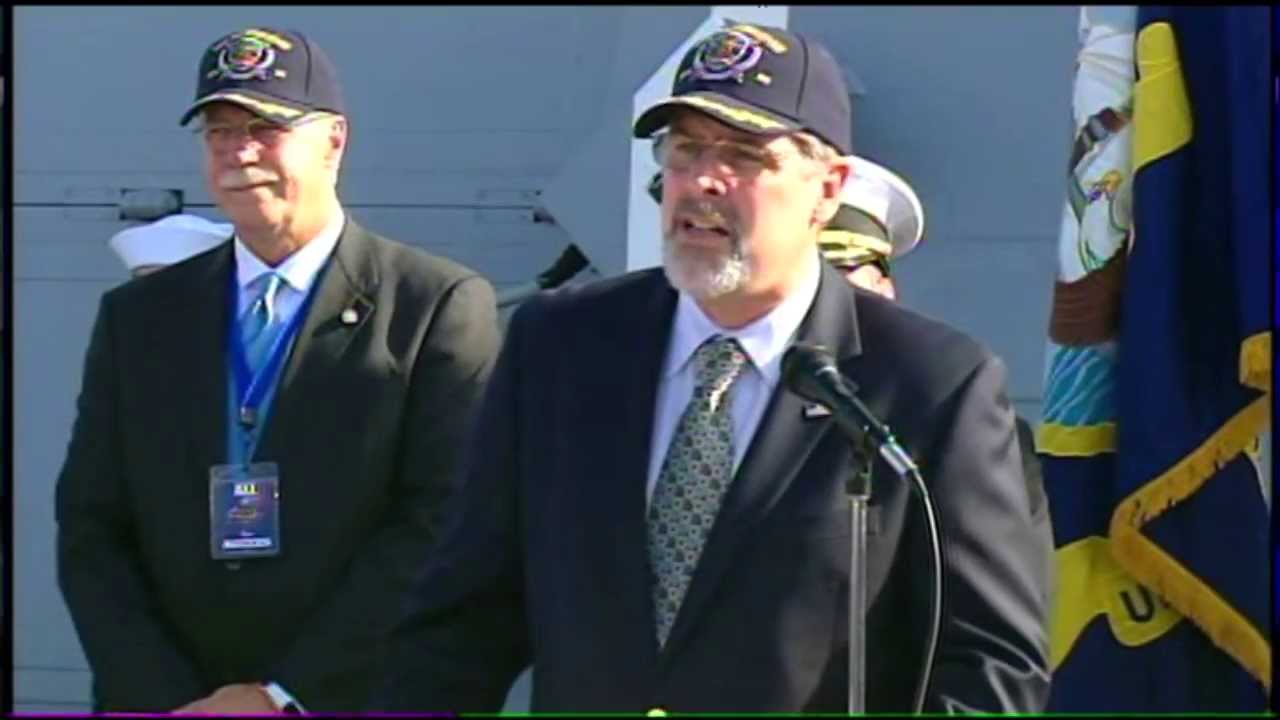 Captain Phillips returns to the USS Bainbridge