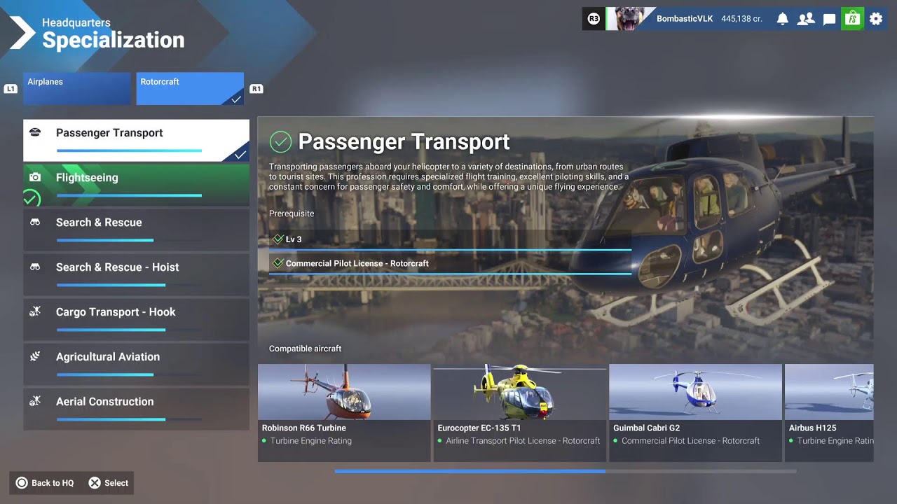Flight simulator 2024