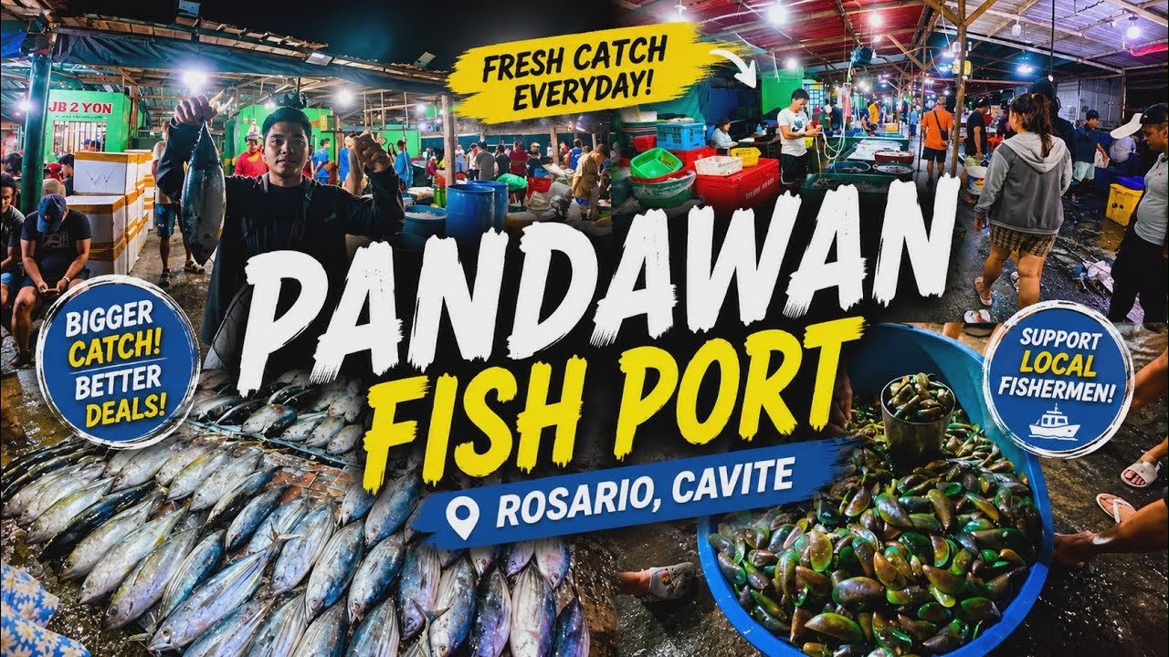 Pandawan Fish Port | Rosario Cavite | Philippines 🇵🇭 | Uncle Jem TV