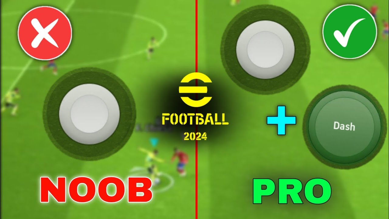 NOOB to PRO Easy Skills Tutorial in efootball Pes 2024 Mobile