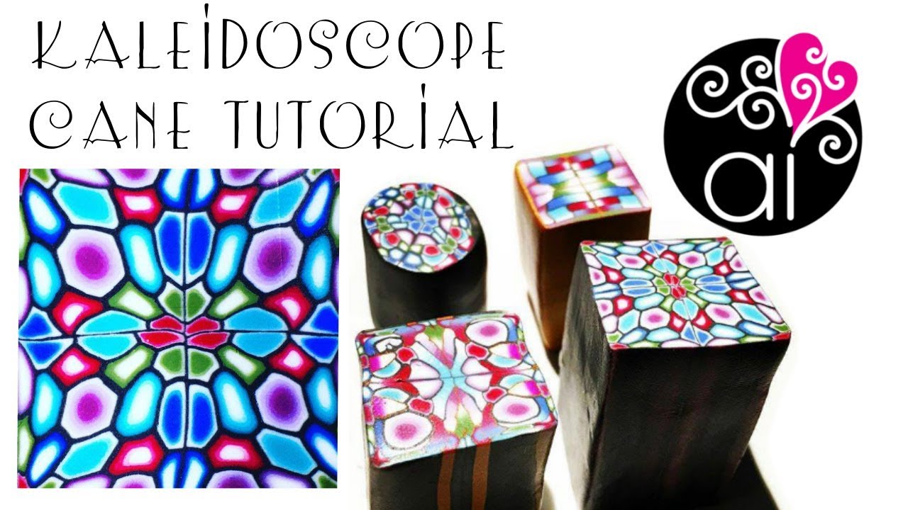 Kaleidoscope Cane Tutorial | Polymer Clay Easy Millefiori Cane