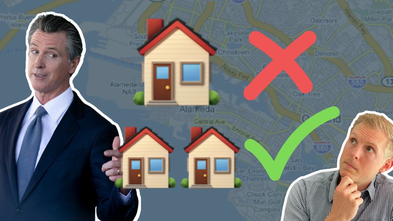 Newsom ends single family zoning California | CA SB 8, 9 and 10