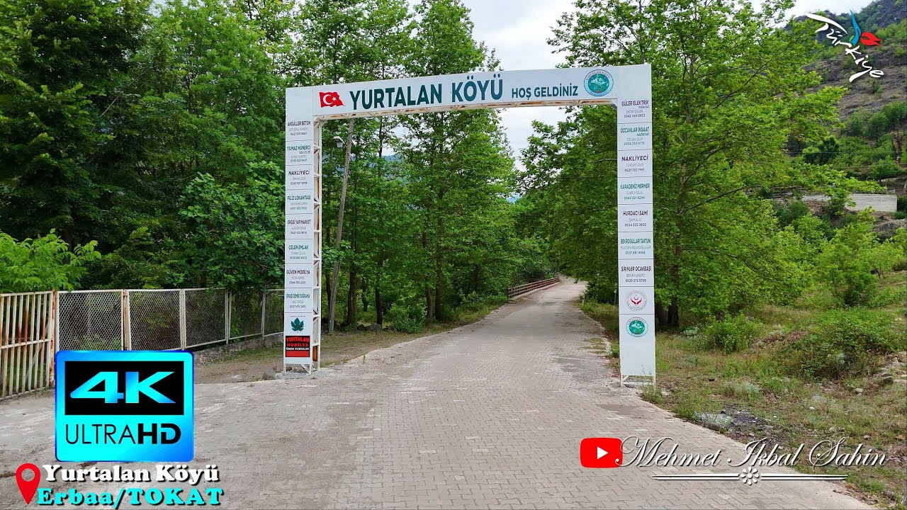 Erbaa Yurtalan Köyü dron çekimleri kolajı - 4K Havadan Çekim - 12.7.25