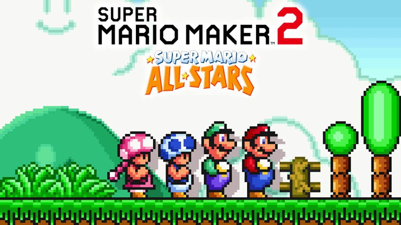 Super Mario Maker 2 - Super Mario Bros 1 All-Stars MOD (By IgnacioRED274 channel closed)