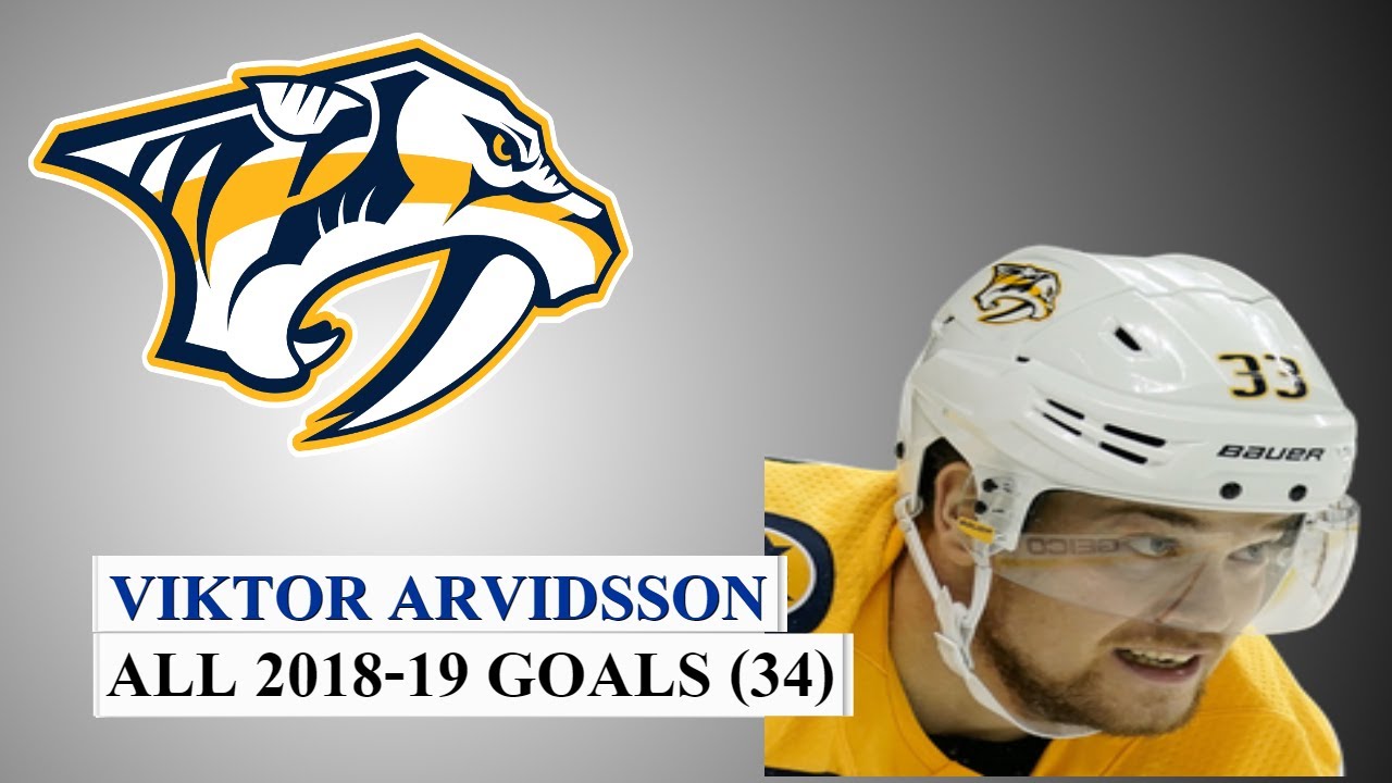 Viktor Arvidsson (#33) All 34 Goals of the 2018-19 NHL Season