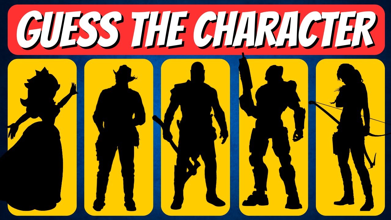 Guess the Video Game Character by their Silhouette | Game Quiz