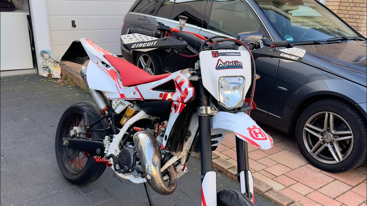 Husqvarna sm 125. radlager wechseln hinten.