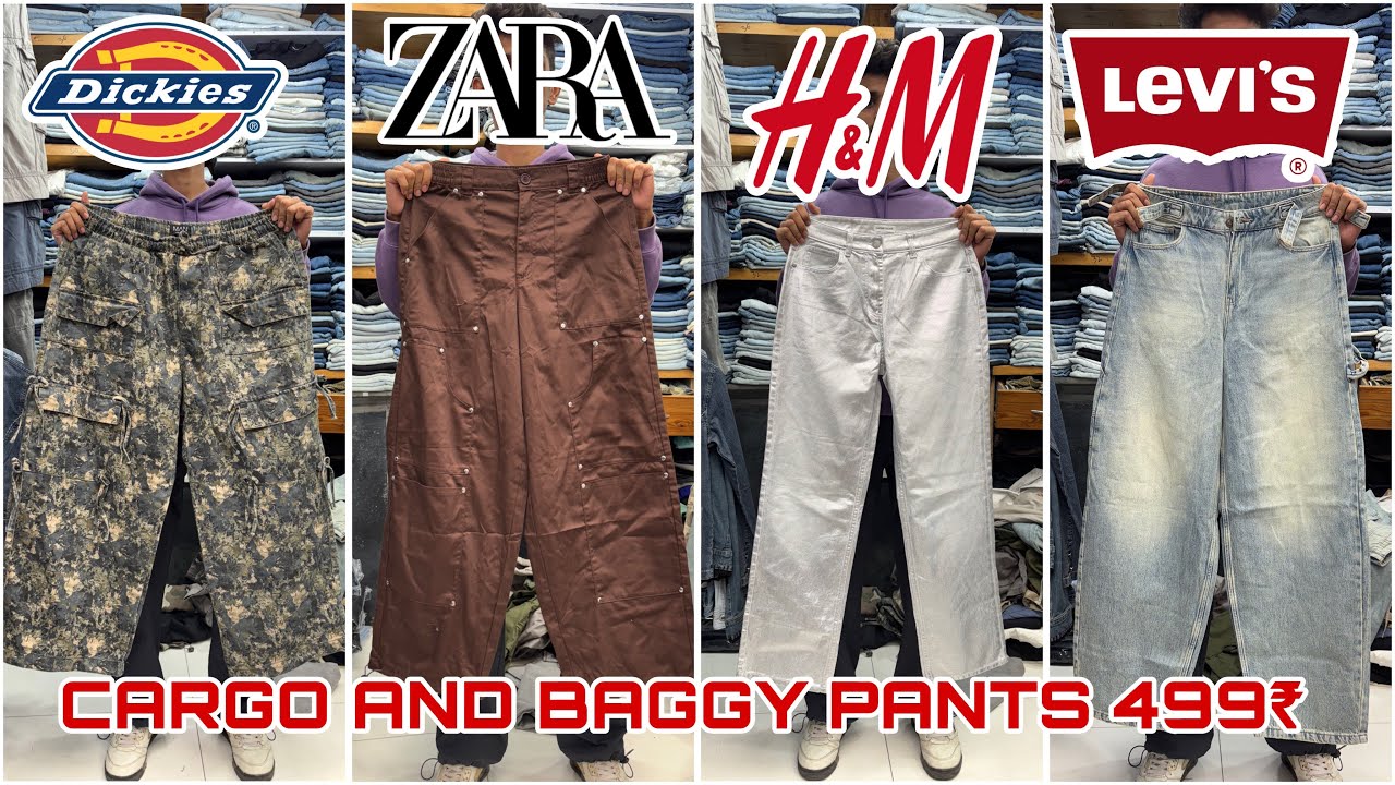 499 ₹ ONLY CARGOS & BAGGY PANTS |BANDRA HILL ROAD | MUMBAI |