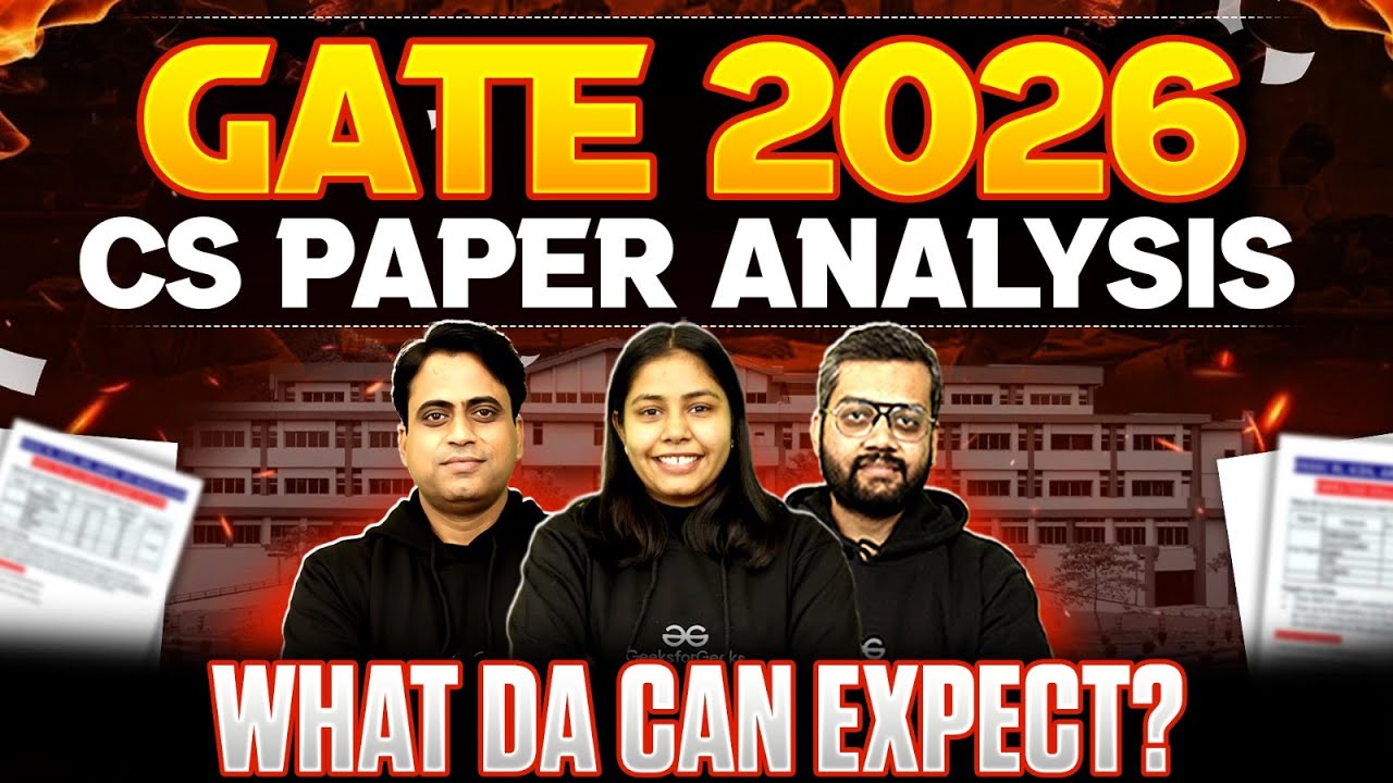 GATE 2026 CS & IT Paper Analysis | Shocking Paper By IIT Guwahati