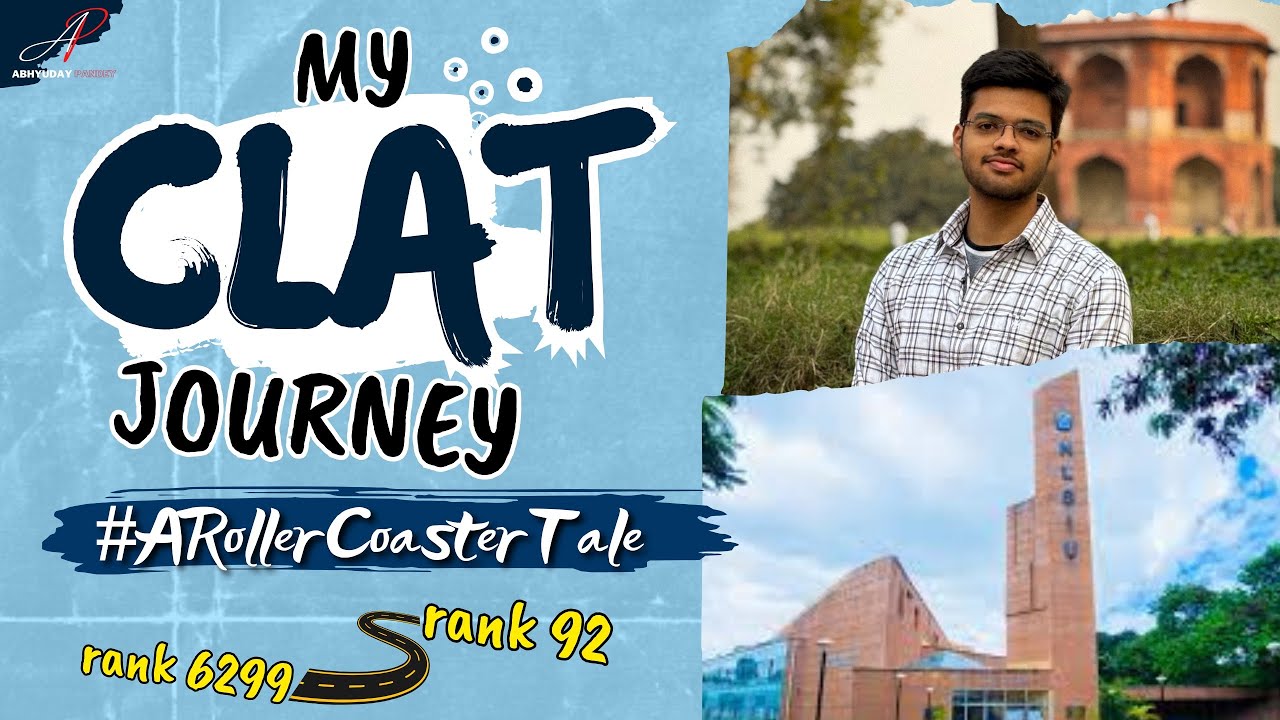 👉🏻 My CLAT Preparation Journey 🚗 || Abhyuday Pandey | AIR 92 | My CLAT Story | NLSIU Bangalore