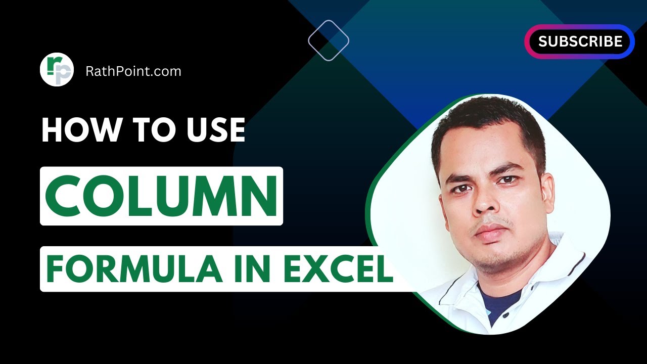How to use COLUMN Formula in Excel