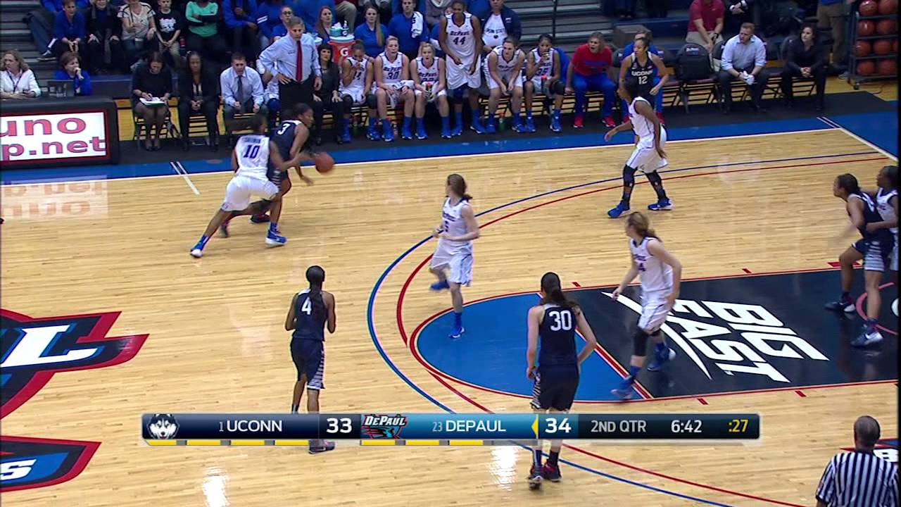 UConn Women's Basketball at DePaul Highlights