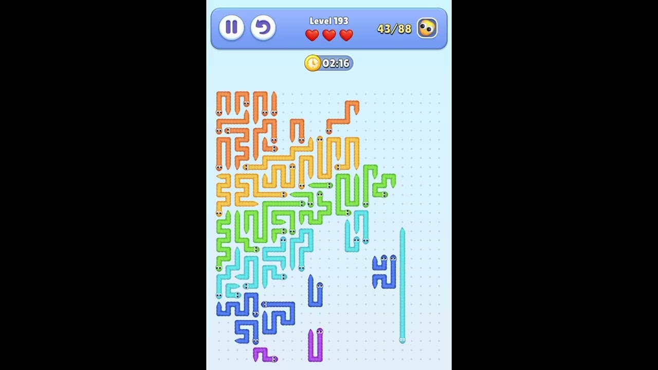 Snake Escape &ndash; Level 193 Walkthrough 🐍🧩✨