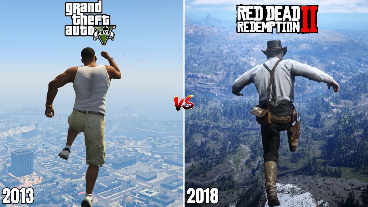 GTA V vs RDR 2 | PC | Graphics, Physics and Details