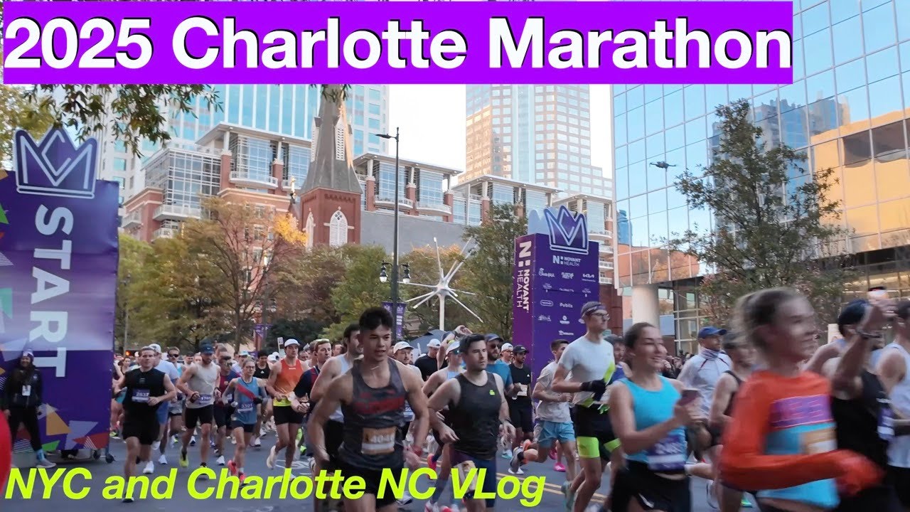 Charlotte NC - 2025 Charlotte Marathon.