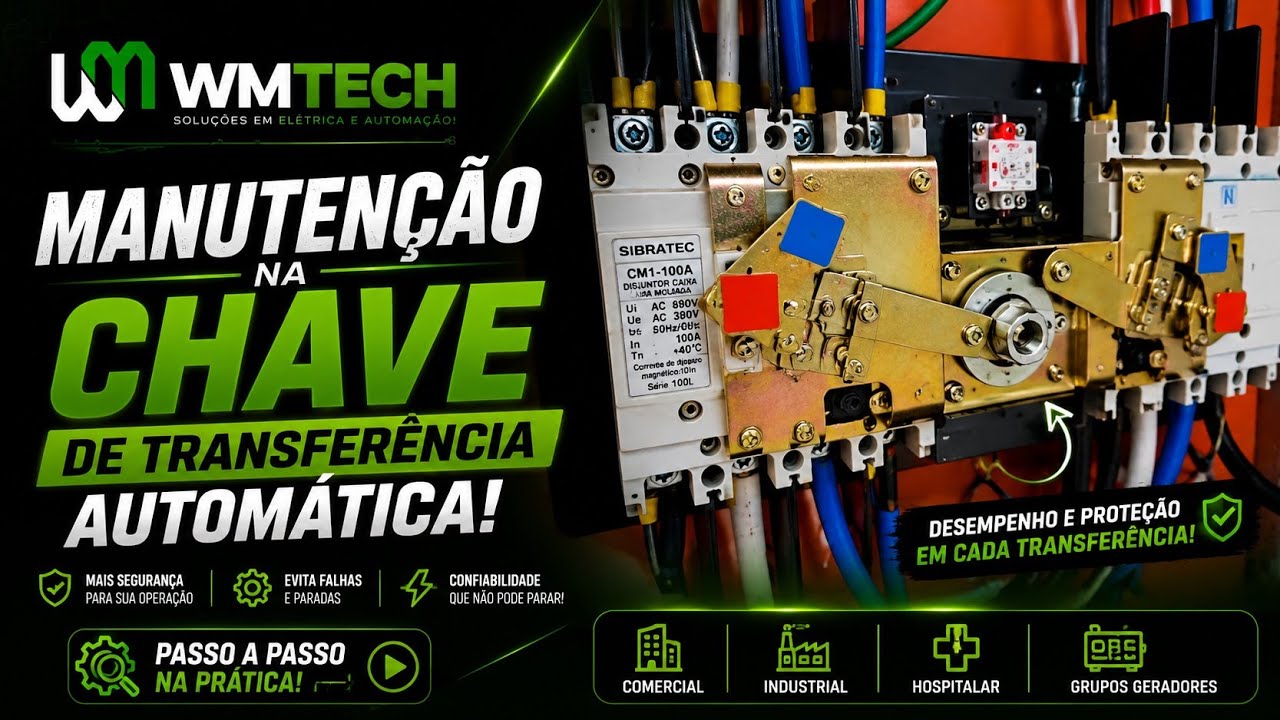 MANUTENÇÃO - CHAVE DE TRANSFERÊNCIA AUTOMÁTICA 