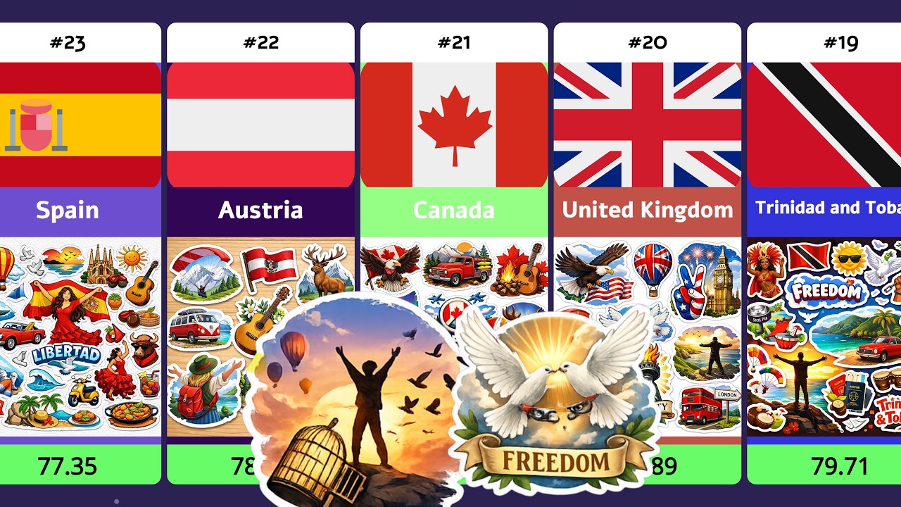 Top 50 Countries by Press Freedom 🕊️ | RSF Index Ranking | Episode 11