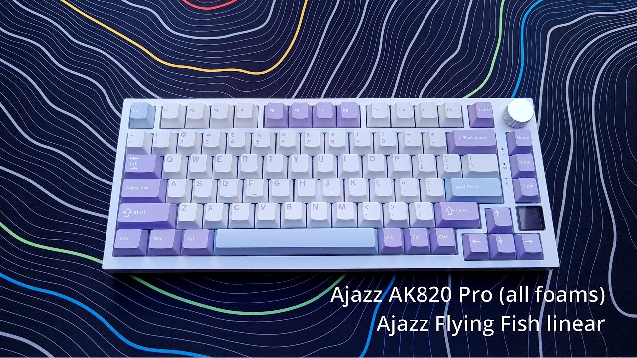 Ajazz Flying Fish | Ajazz AK820 Pro | sound test