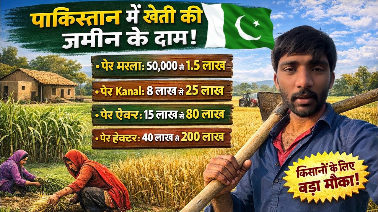 Prices of Agricultural Land in Pakistan 🇵🇰| Agriculture Farming Life in Pakistan | Piyaroo Ram vlogs