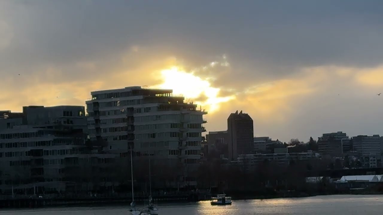 WALKING TOUR - Vancouver False Creek Seawall | Canada [4K]