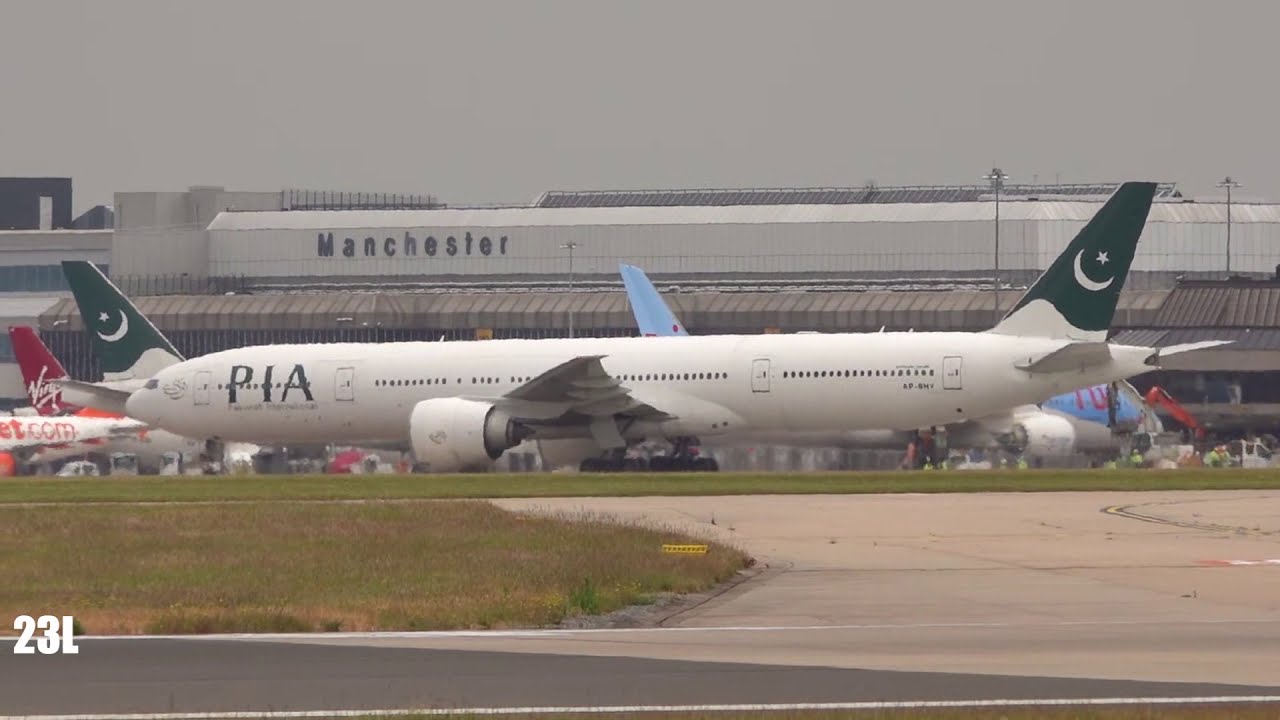 Pakistan International Airlines PIA AP-BHV B77W PK701 Islamabad ISB To Manchester MAN 08/06/2020