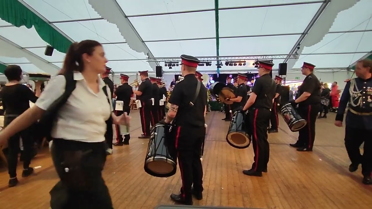 Grefrath Schützenfest 2022 Dienstag Abend Regimentsbläser Reuschenberg
