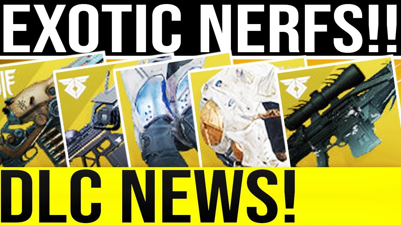 HUGE EXOTIC NERFS INBOUND!! Destiny 2 DLC Season of Opulence News! (DLC Content Update Season 7)
