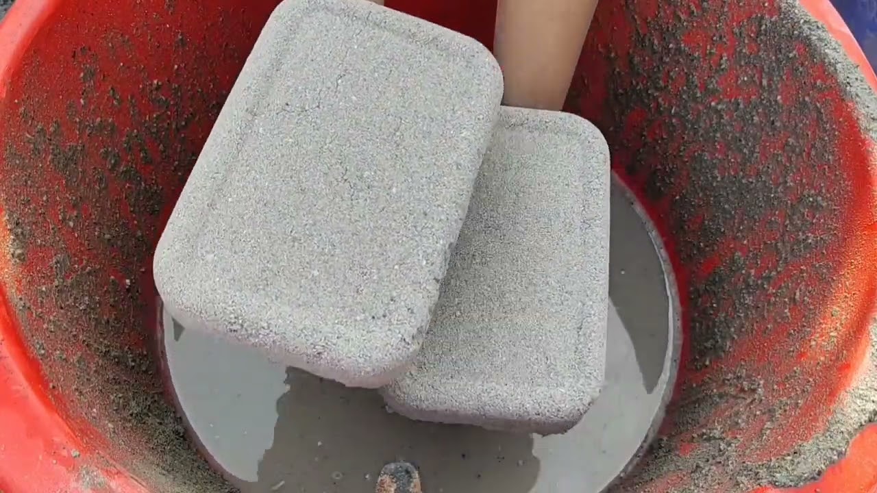 Asmr | Sand cement Huge Slabs | Water crumbling| Satisfying | Sleepaid | SAASMR |