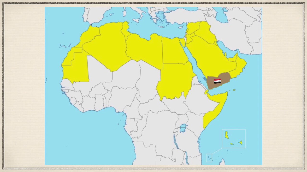 les 22 pays de la ligue arabe