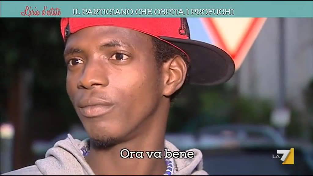 Il Partigiano che ospita i profughi