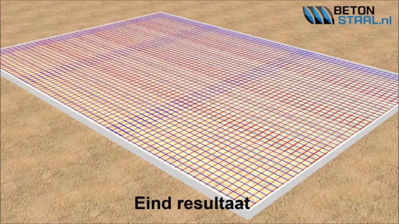 Montage BEC bouwstaalmatten - Betonstaal.nl