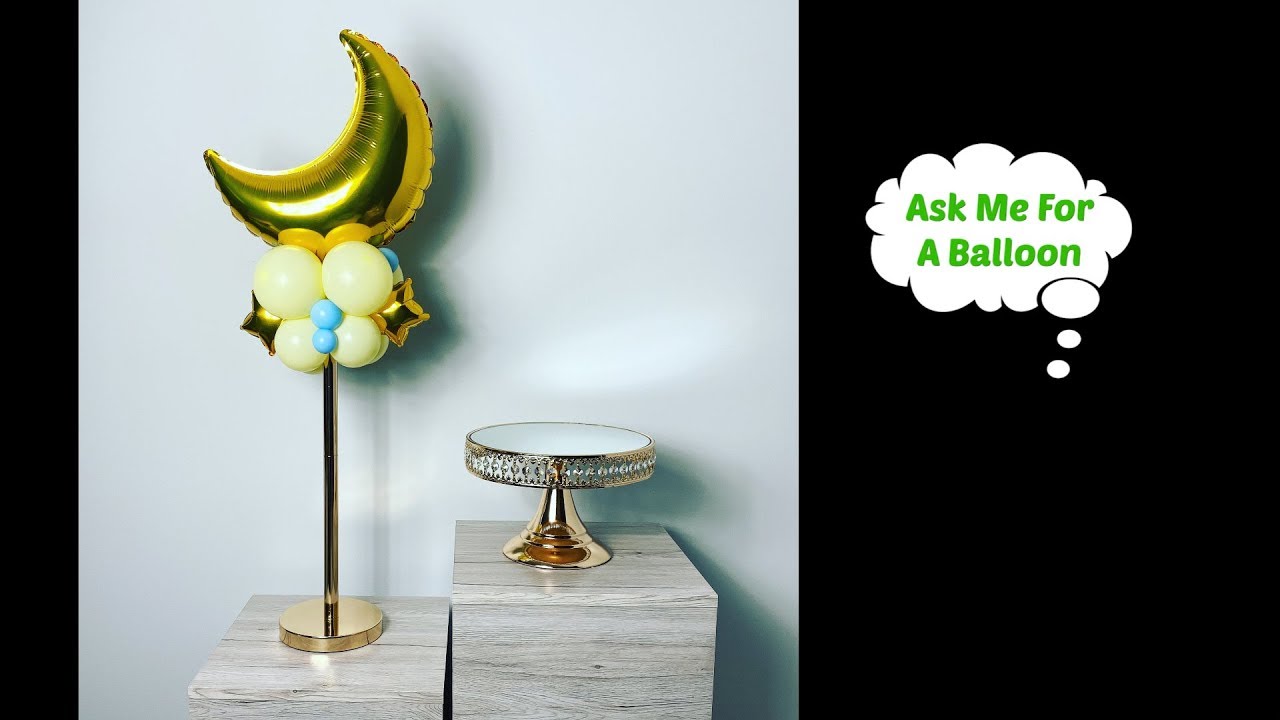 Moon Stars Balloon Centerpiece