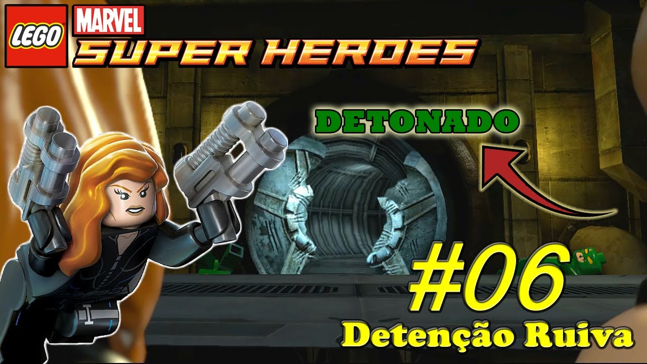 LEGO Marvel Super Heroes #06 - Deten&ccedil;&atilde;o Ruiva ( COMO PASSAR a Fase 6, PT-Br 2020 )