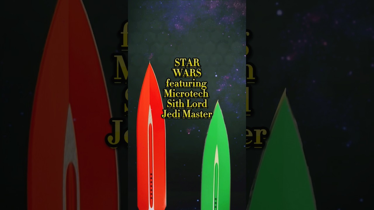 Microtech Star Wars Jedi Master Sith Lord #darthvader #yoda #microtech #edc #starwars #knives