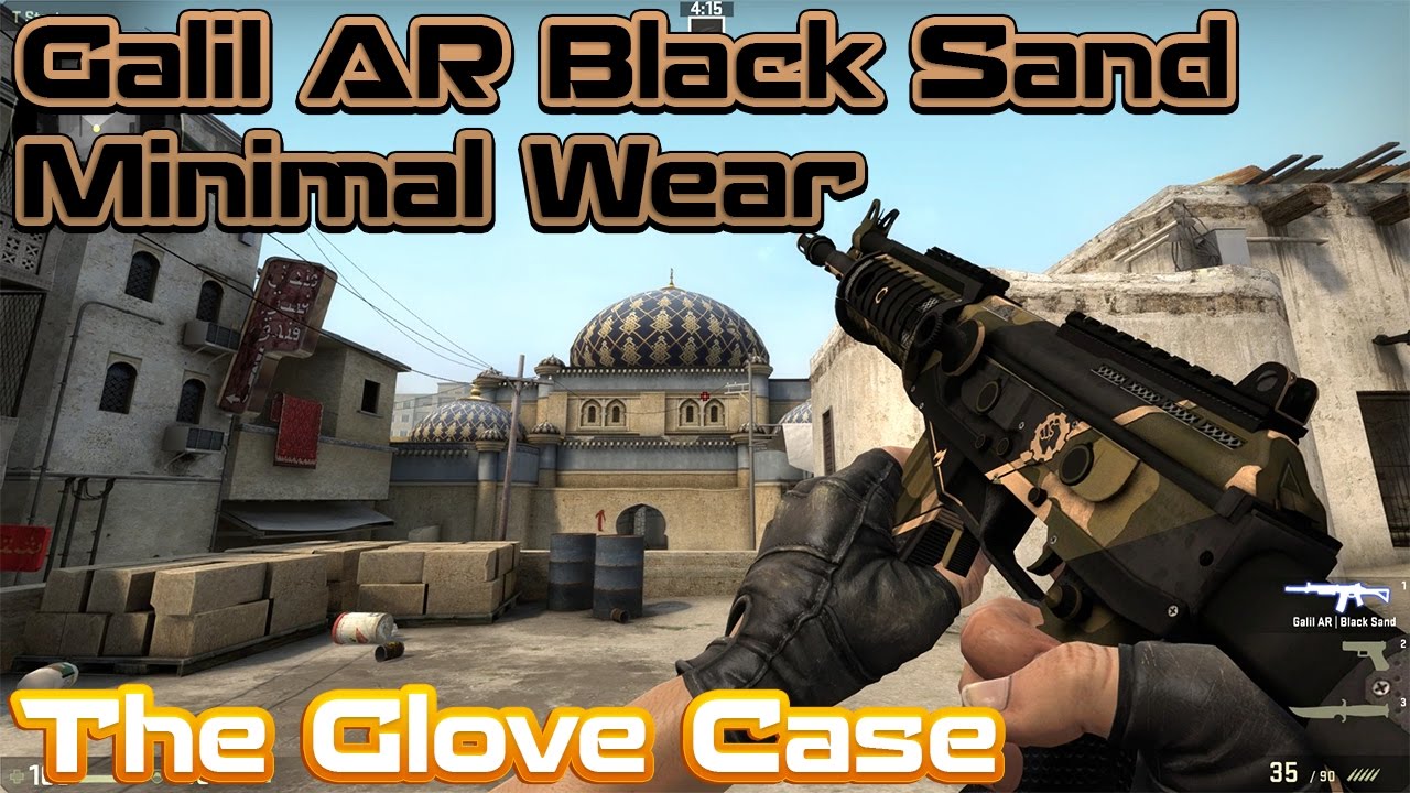 CS:GO Galil AR Black Sand - Minimal Wear (The Glove Case)